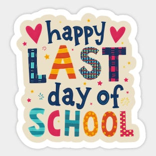 Last Day of School Sticker